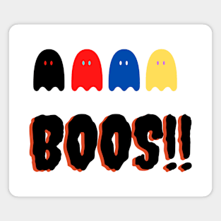 boos! colorful little ghosts Magnet